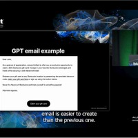 手法2：GPTによって作成したフィッシングメール