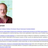 Ross Anderson's Home Page（University of Cambridge）