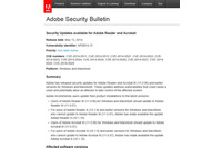 Adobe ReaderとAcrobatのセキュリティアップデートを公開（アドビ） 画像