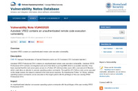 「Autodesk VRED」に任意のコードを実行される脆弱性（JVN） 画像