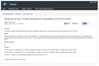 「Kaseya エージェントドライバー」にNULLポインタ参照の脆弱性（JVN） 画像