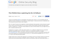 「SSL 3.0」に、Webサイト上の個人情報を盗まれる「POODLE」脆弱性（Google） 画像