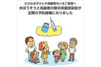 水ぼうそうと高齢者の肺炎球菌感染症が 定期予防接種の対象に加わる(内閣府政府広報室) 画像