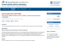「iPass Open Mobile」に任意のコードを実行される脆弱性（JVN） 画像