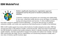 企業向けにモバイル管理のトータルソリューションを発表（日本IBM） 画像