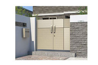 携帯器とタッチ錠による電気錠付き門扉も用意(三協立山、三協アルミ) 画像