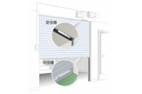 防火・防煙シャッター用安全装置に信号送信用コードのない無線式を採用(文化シヤッター) 画像