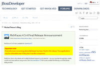 「JBoss RichFaces」に任意の Java コードを実行される脆弱性（JVN） 画像