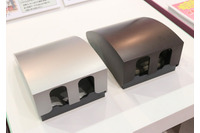 コンセントを無断使用から守るためのセキュリティカバーを展示(寺田電機製作所) 画像