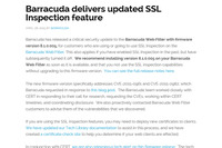「Barracuda Web Filter」にサーバ証明書を適切に検証しない脆弱性（JVN） 画像
