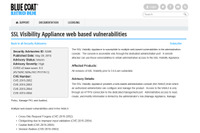 ブルーコート製アプライアンスに複数の脆弱性（JVN） 画像