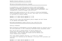 「OpenSSL」がアップデートを公開、深刻度は「中」「低」のみ（JVN） 画像