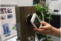 【省エネ・節電EXPO】スマートフォンを非接触型のカードキーとして使用可能に、ホテルへの導入を想定(ネットワークコーポレーション) 画像