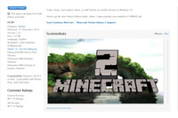 iOS版「Minecraft: Pocket Edition」の続編を騙る偽アプリが海外App Storeにて配信 画像
