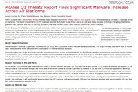 モバイルマルウェアの爆発、収集したサンプルは8,000件にのぼる(米マカフィー) 画像