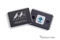 通信データへの悪質な攻撃や侵入を防ぐ車載ギガビットイーサネットスイッチを発表(Marvell) 画像