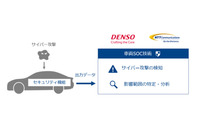 サイバー攻撃を検知し、影響範囲を特定する「車両SOC技術」の検証を開始(デンソー、NTT Com) 画像