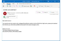 「必要事項を記入し病院へ」悪意あるExcelファイル添付の偽メール(KnowBe4 Japan) 画像