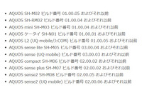 複数のシャープ製 Android 端末に情報漏えいの脆弱性（JVN） 画像