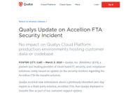 Qualys にランサムウェア攻撃 画像