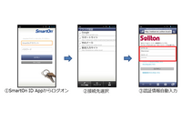 PCログオン認証ソフトがスマートデバイスからのWebシステムへのSSOに対応（ソリトン） 画像