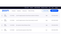 Zoom に複数の脆弱性 画像