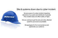 ボーイング、部品流通事業へのサイバー攻撃発生を認める 画像