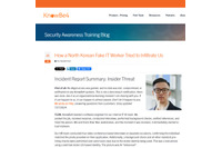 「公表に敬意を表したい」北朝鮮 IT 技術者をうっかり雇った KnowBe4 をブライアン・クレブスが称賛 画像