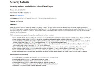 「Adobe Flash Player」に複数の脆弱性、アドビがアップデート公開(JPCERT/CC) 画像