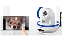 留守宅の防犯に役立つネットワークカメラを発表、インターネット経由で自宅の様子を遠隔で確認(アイ・オー・データ機器) 画像