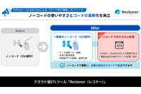 クラウド型データ連携ツール「Reckoner」に Python および JavaScript によるコード実行機能 画像