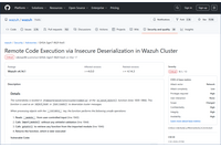 Wazuh における遠隔からの任意のコード実行が可能となるシリアライズデータの検証不備（Scan Tech Report） 画像