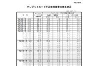 2013年第2四半期のクレジットカード不正使用被害、前四半期より増加（日本クレジット協会） 画像