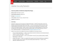 「Adobe Flash Player」に複数の脆弱性、アドビがアップデート公開（JPCERT/CC） 画像