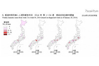 はしかの患者数、前年同期比から倍増、フィリピンで17人が感染(国立感染症研究所) 画像