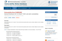 「Dimensions CM」のWebクライアントに複数の脆弱性（JVN） 画像