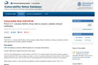 「POCO C++ Libraries」にワイルドカード証明書を適切に検証しない脆弱性（JVN） 画像