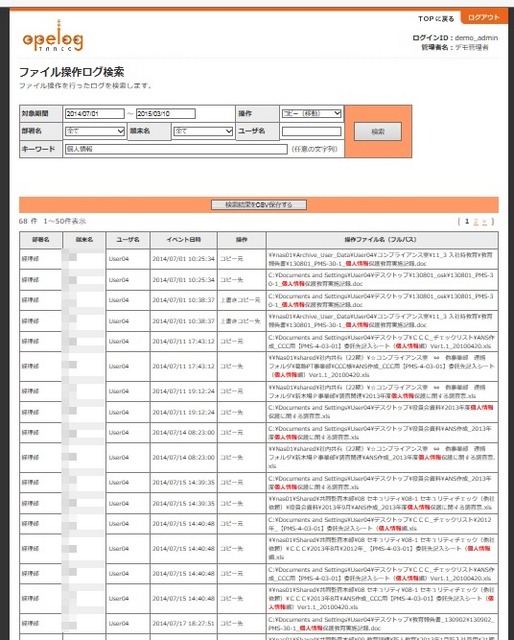 低コストで導入可能な情報漏えい対策サービス「opelog TRACE」が登場