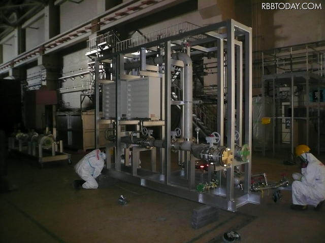 福島第一原子力発電所2号機　原子炉格納容器ガス管理システム　放熱器
