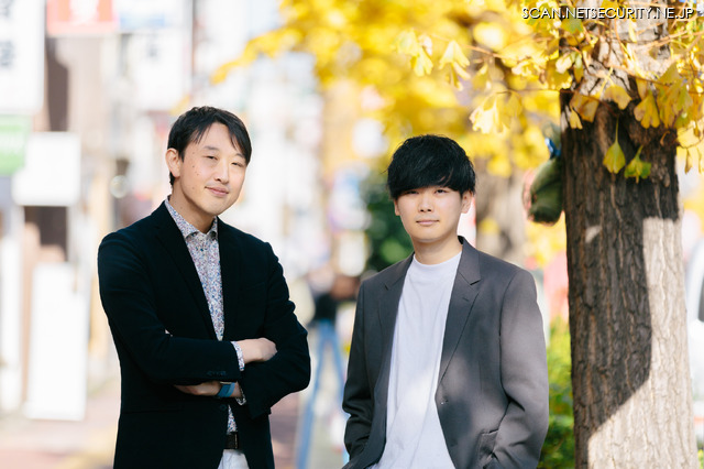 株式会社Flatt Security 代表取締役CEO 井手 康貴（右）、同社外取締役 上野宣（左）