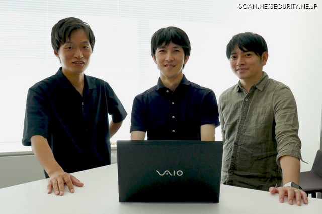 株式会社電通総研 福山 賢太 氏（左）、柴田 俊介 氏（中央）、小笠原 将太 氏（右）