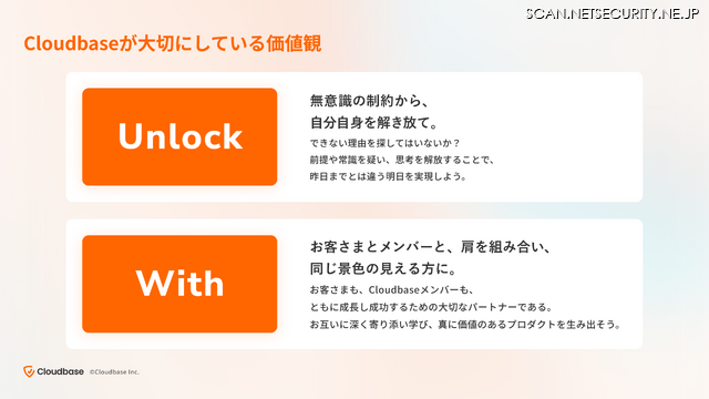 Cloudbaseが大切にしている価値観