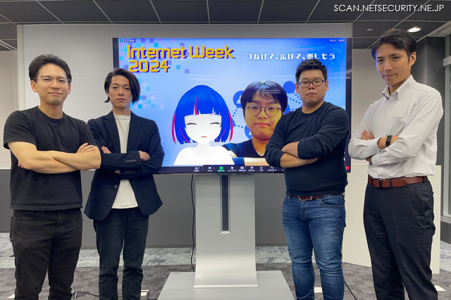 講演者近影（左から）佐藤 信弥 氏、安喜 莞弦 氏、sawa 氏、輿石 隆 氏、小林 裕士 氏、天田 悠 氏