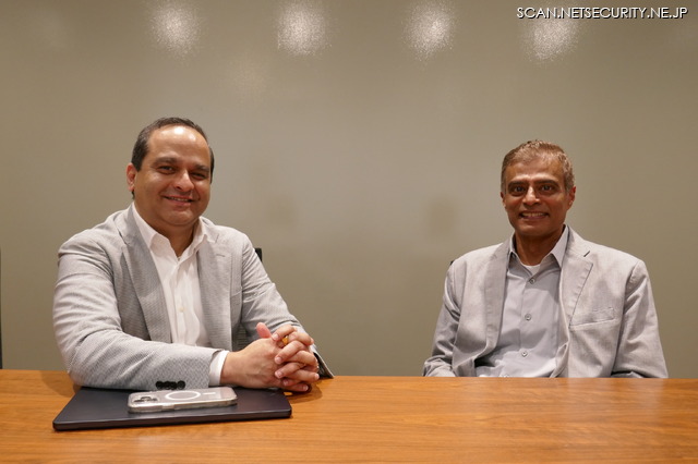 （左） CEO 兼 共同創業者 Ameya Talwalkar 氏（右）VP, ビジネスデベロップメント担当  Arun Gowda 氏