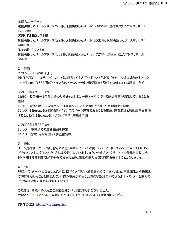 リリース（経緯）