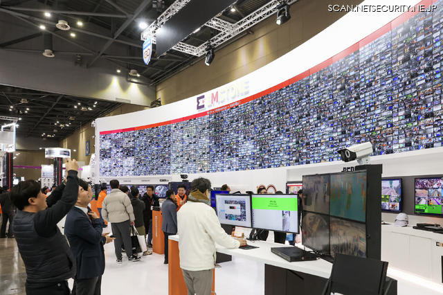 SECON & eGISEC 2026 会場風景（EMSTONE社の計3,600台のカメラ監視映像）