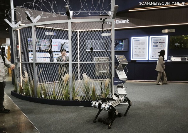 国境警備システム。ロボットとの組み合わせで初動対応の幅と機能を拡大させる。万が一のときでも人的被害を減らせる