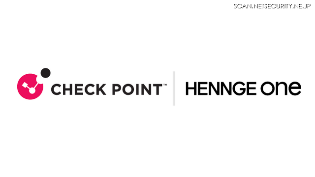 「HENNGE One」と「Check Point」のロゴ