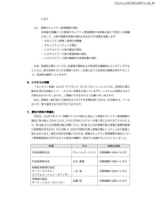 リリース(システムの再開)