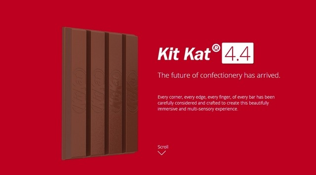 KitKatの紹介ページ